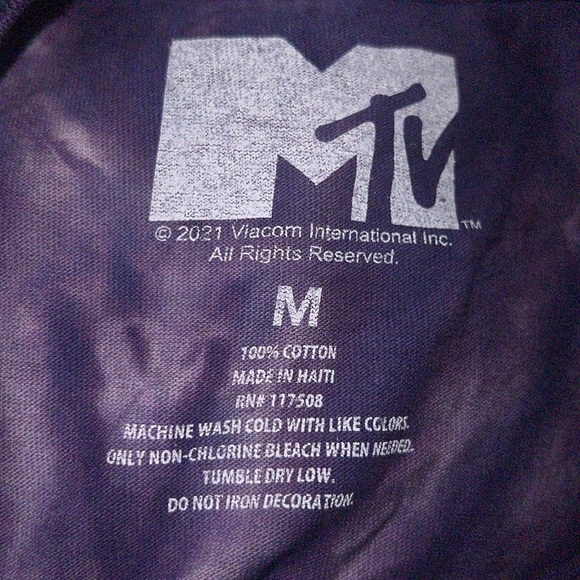 MTV Music Television Purple Tie Dye Vintage Graphic T-shirt/Tee | Unisex | NEW💜 - Picture 8 of 8